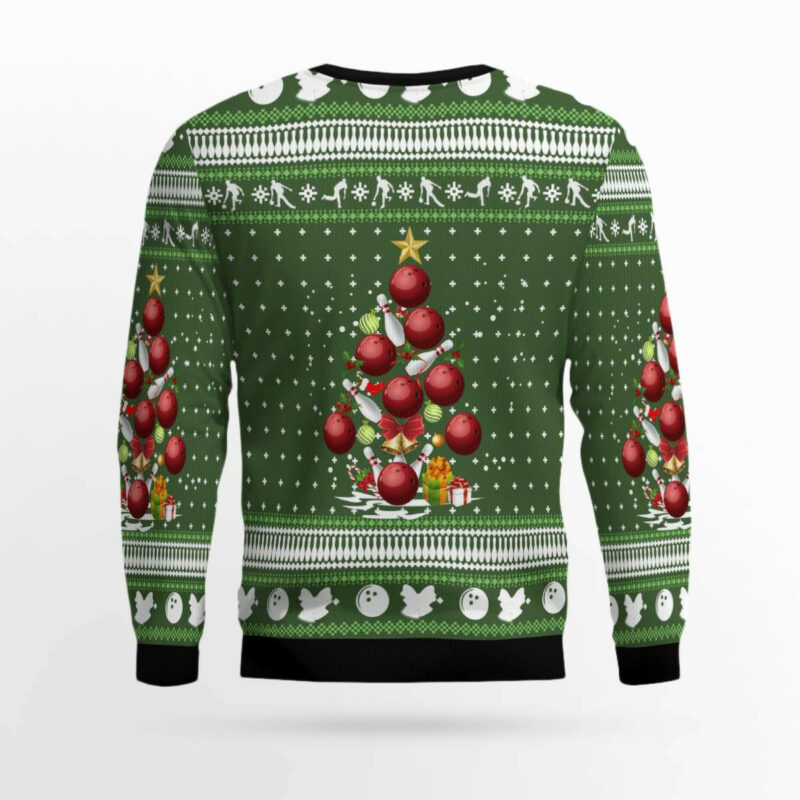 Bowling Ball Christmas Ugly Christmas Sweater