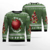 Bowling Ball Christmas Ugly Christmas Sweater