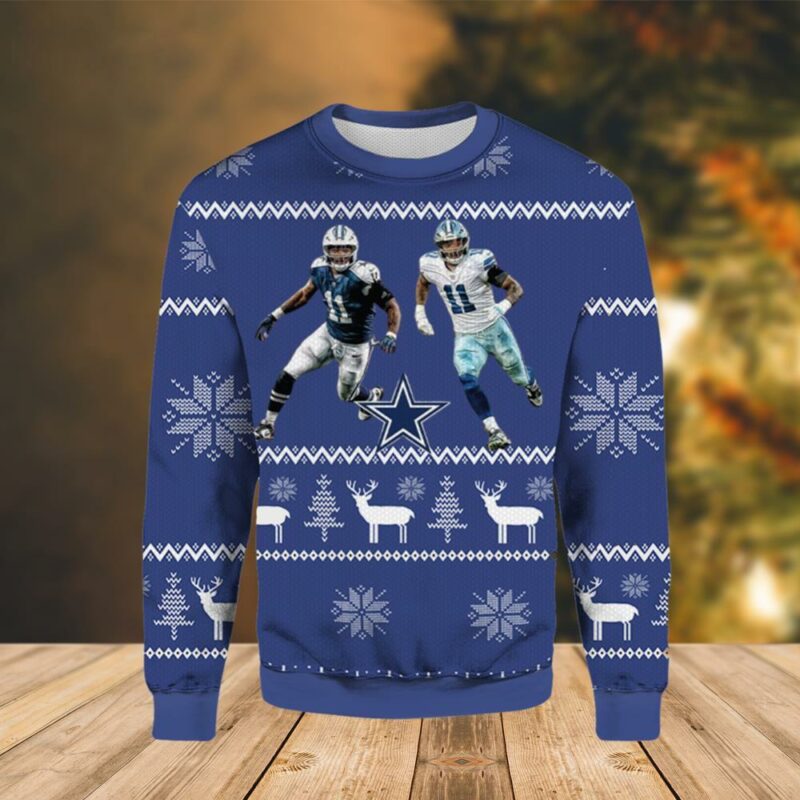 Dallas Cowboys Micah Parsons Christmas Awesome Ugly Sweater - Narides