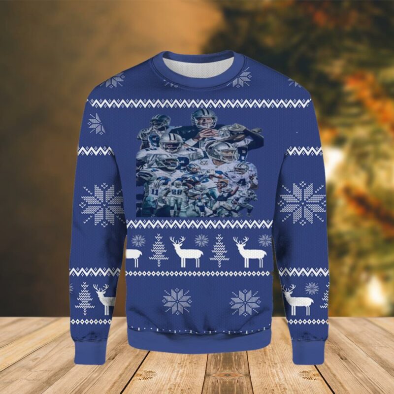 Dallas Cowboys Xmas Awesome Ugly Sweater - Narides