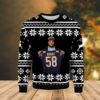 Darnell Wright Chicago Bears Christmas Awesome Ugly Sweater - Narides