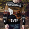 Best Dachshund Dad Ever Ugly Christmas Sweater