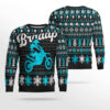 Braaap Moto Ugly Christmas Sweater (Blue Version)