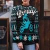 Braaap Moto Ugly Christmas Sweater (Blue Version)