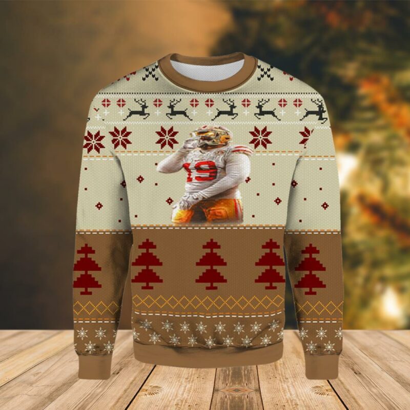 Deeboo Samuel San Francisco 49ers Christmas Limited Ugly Sweater - Narides