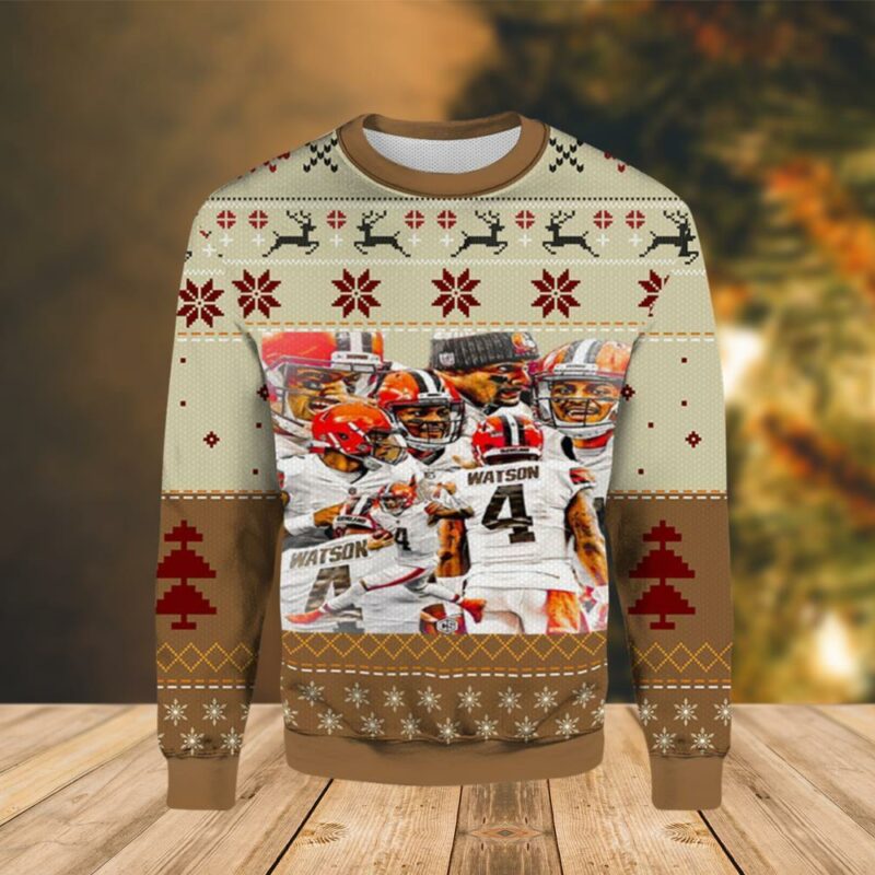 Deshaun Watson Cleveland Browns Ugly Sweater - Narides