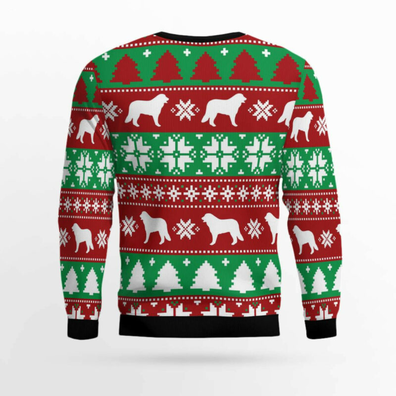 Bernese Mountain Dog Family Ugly Christmas Sweater