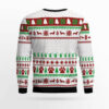 Dachshund Red Truck Ugly Christmas Sweater