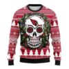 Flower Skull Arizona Cardinals Christmas Limited Ugly Sweater - Narides