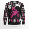 Braaap Moto Ugly Christmas Sweater (Pink Version)