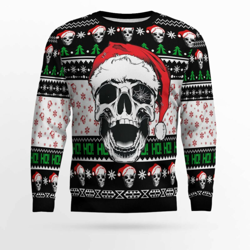 Skull Xmas Ugly Christmas Sweater