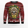 Merry Slothmas Ugly Christmas Sweater