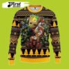 Grateful Dead Sweatshirt Knitted Green Bay Packers Christmas Awesome Ugly Sweater - Narides