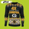 Green Bay Packers Christmas Nfl Super Bowl Crew Neck Awesome Ugly Sweater - Narides