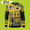 Green Bay Packers Christmas Party Cheeseheads Christmas Ugly Sweater - Narides