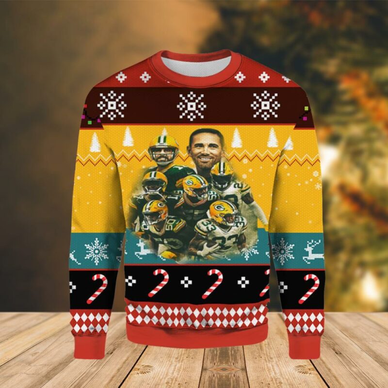 Green Bay Packers Football Chritsmas Awesome Ugly Sweater - Narides