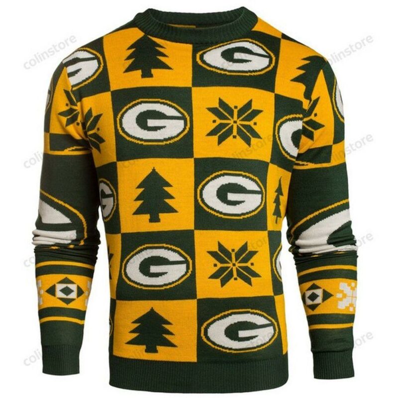 Green Bay Packers Forever Collectibles Christmas Ugly Sweater - Narides