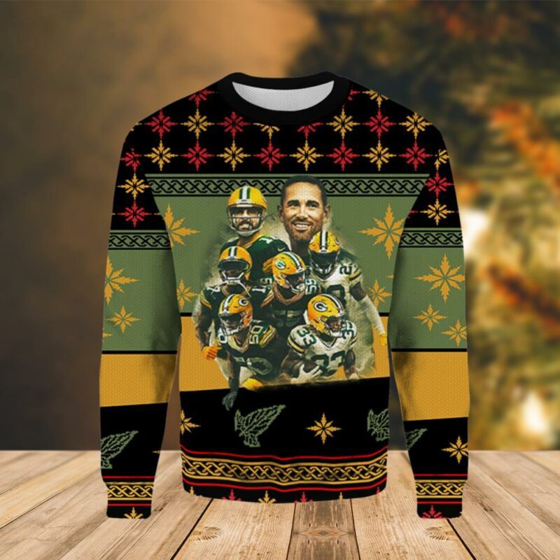 Green Bay Packers Team Christmas Awesome Ugly Sweater - Narides