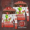 Grinch Santa Cleveland Browns Christmas Awesome Ugly Sweater - Narides