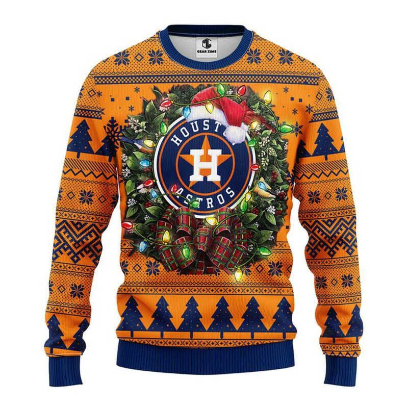 Houston Astros Party Ideas Christmas Jumper Ugly Sweater - Narides