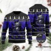 Jack Skellington Baltimore Ravens Nfl Christmas Awesome Ugly Sweater - Narides