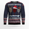 Dear Santa Just Bring Wine Ugly Christmas Sweater