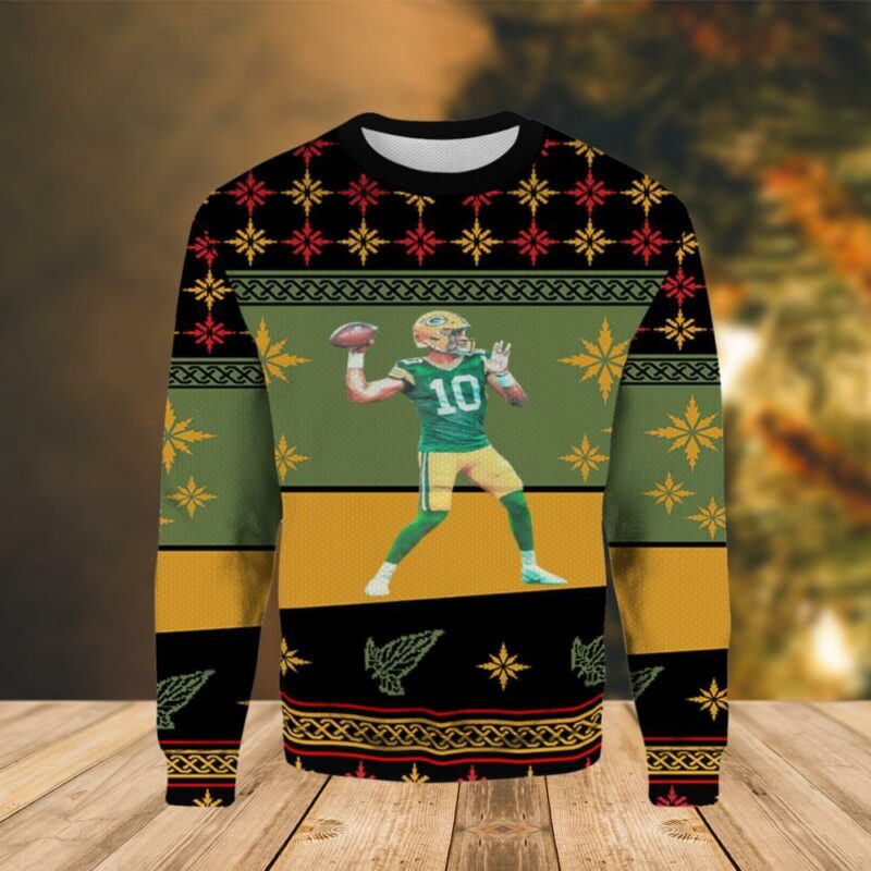 Jordan Love Green Bay Packers Ugly Sweater - Narides