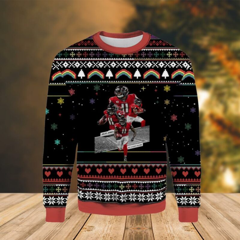 Julio Jones Atlanta Falcons Christmas Awesome Ugly Sweater - Narides