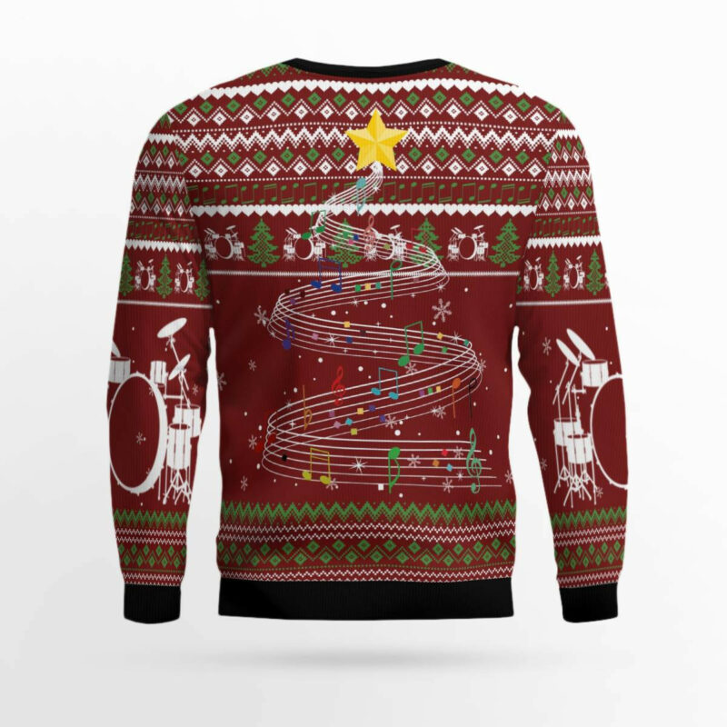 Drum I Play Ugly Christmas Sweater