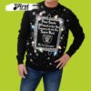 Las Vegas Raiders Dear Santa Light Up Raiders Christmas Limited Ugly Sweater - Narides