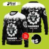 Las Vegas Raiders Personalized Raider Christmas Limited Ugly Sweater - Narides