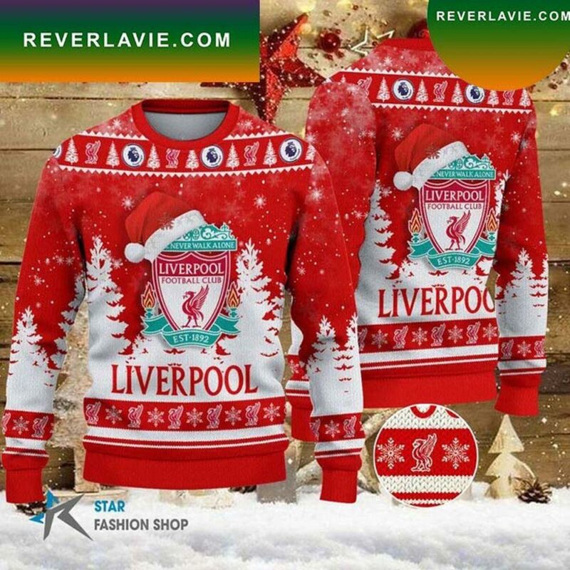 Liverpool Christmas Awesome Ugly Sweater - Narides