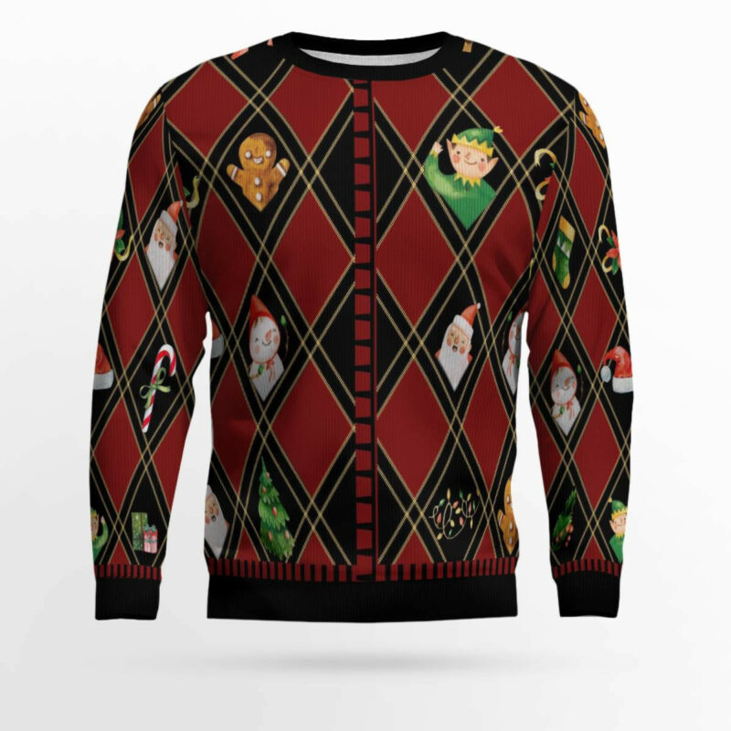 Christmas Symbols Ugly Christmas Sweater