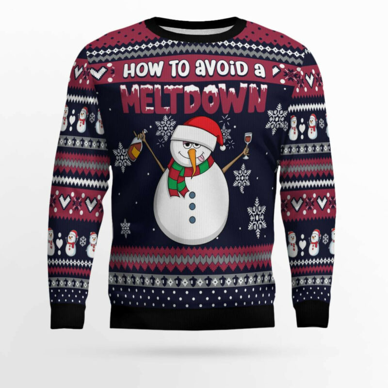 Red Wine Snowman How To Avoid A Meltdown Ugly Christmas Sweater