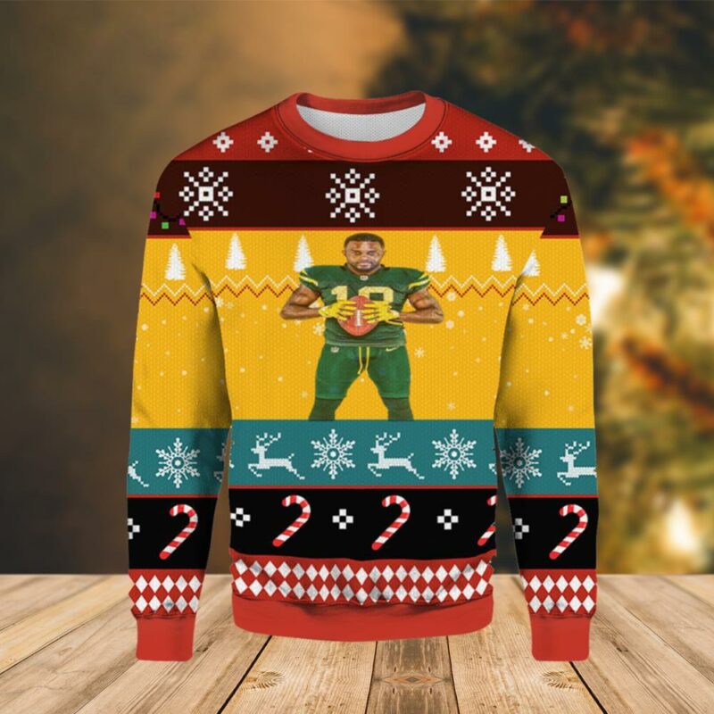 Malik Heath Green Bay Packers Christmas Limited Ugly Sweater - Narides