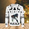 Marshawn Lynch Seattle Seahawks Christmas Awesome Ugly Sweater - Narides