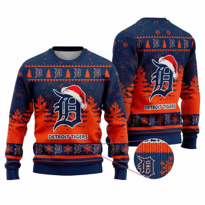 MLB Detroit Tigers Special Christmas Ugly Sweater - Narides