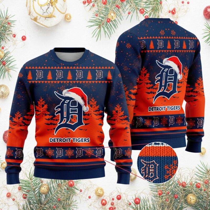 MLB Detroit Tigers Special Christmas Ugly Sweater - Narides