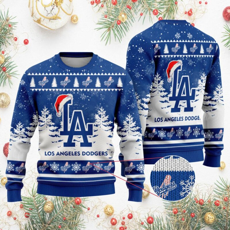 MLB Los Angeles Dodgers Special Christmas Ugly Sweater - Narides