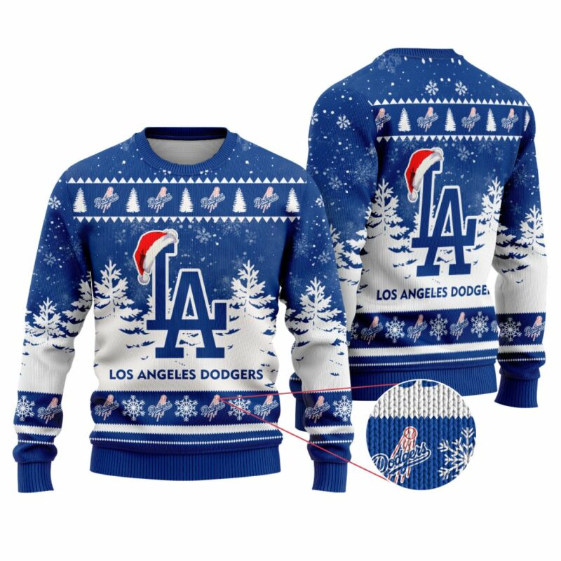 MLB Los Angeles Dodgers Special Christmas Ugly Sweater - Narides