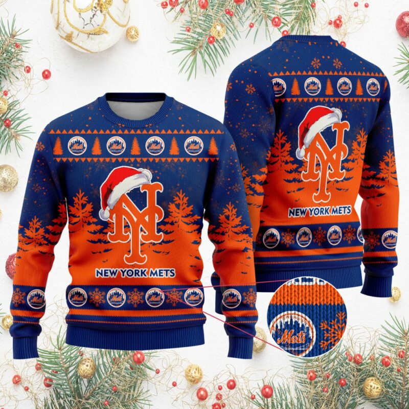 MLB New York Mets Special Christmas Ugly Sweater - Narides