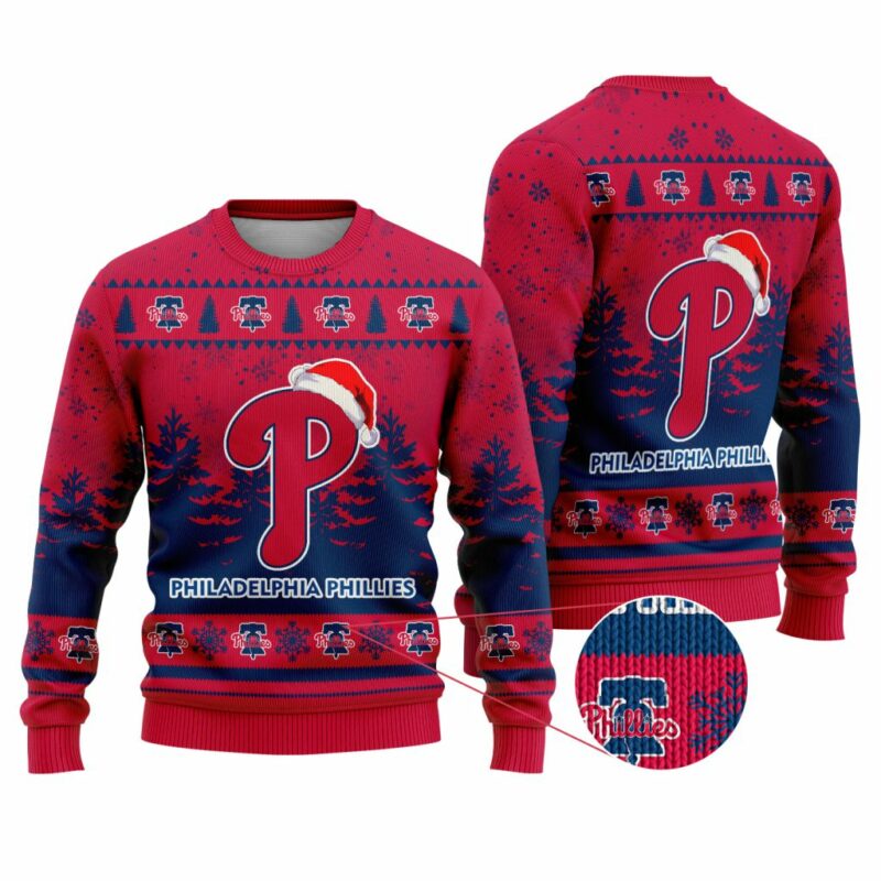 MLB Philadelphia Phillies Special Christmas Ugly Sweater - Narides