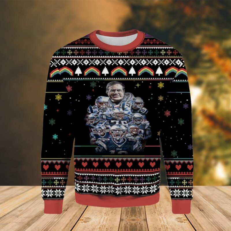 New England Patriots Forever Christmas Awesome Ugly Sweater - Narides