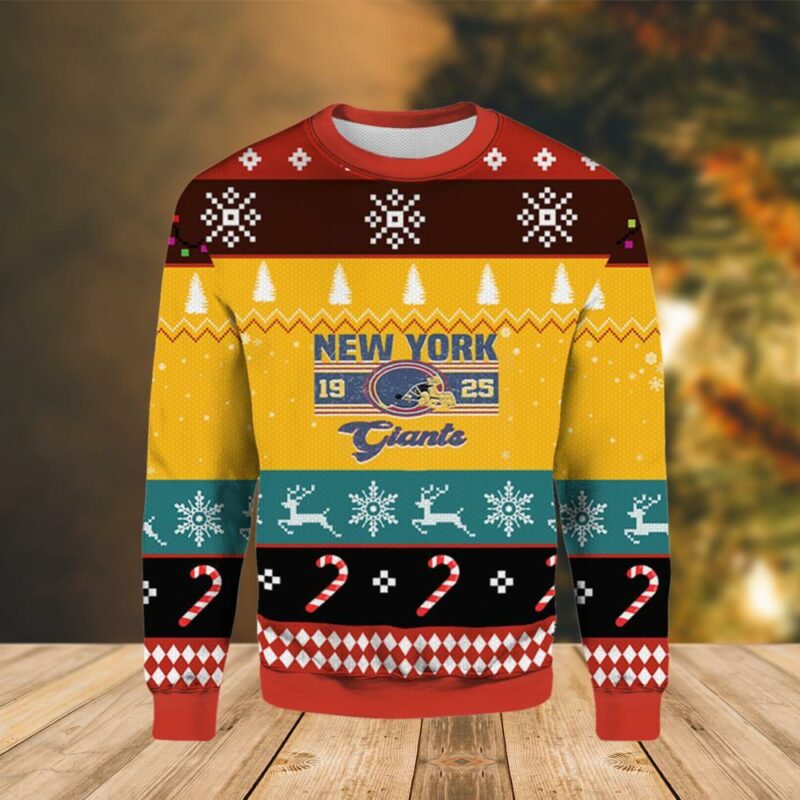 New York Giants 1925 Christmas Ugly Sweater - Narides