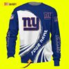 New York Giants Custom Name New York Giants Christmas Ugly Sweater - Narides