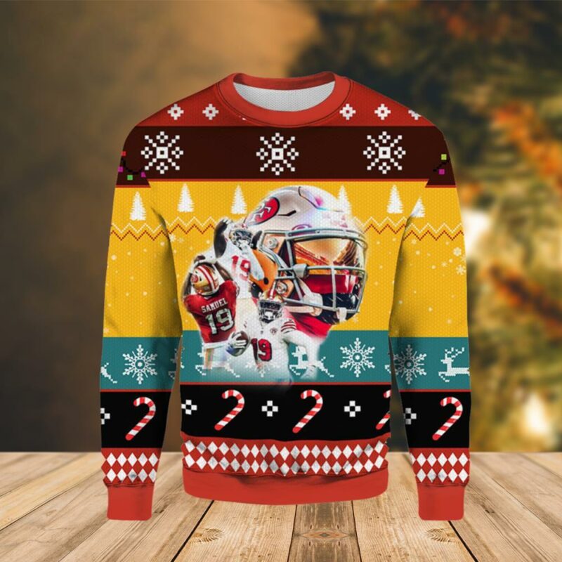 Nfl Deebo Samuel 49ers Christmas Limited Ugly Sweater - Narides