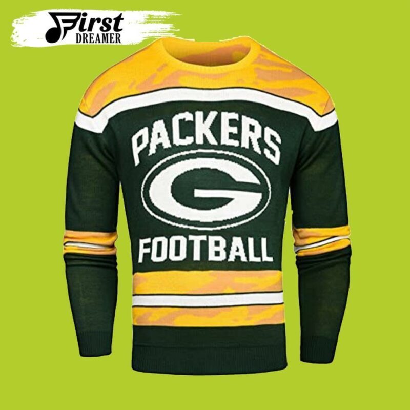 Nfl Glow In The Dark Green Bay Packers Ugly Sweater - Narides