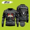 Nfl Las Vegas Raiders Christmas Skull Xmas Limited Ugly Sweater - Narides