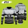 Nfl Las Vegas Raiders Custom Raiders Christmas Awesome Ugly Sweater - Narides