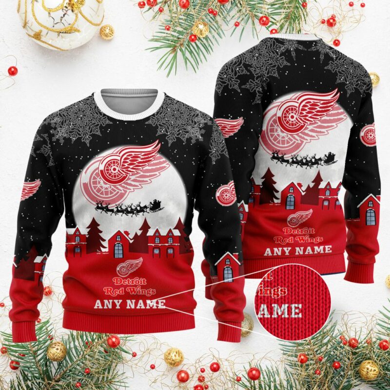 NHL Detroit Red Wings Special Christmas Ugly Sweater - Narides